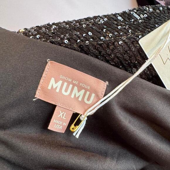 Nwt show me your MUMU Sequin Wrap Dress - Picture 6 of 14